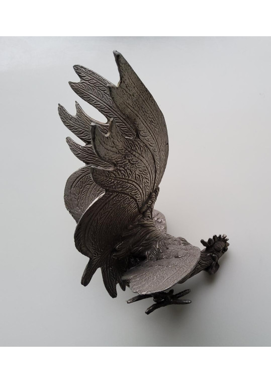 Cocoș ornamental din bronz